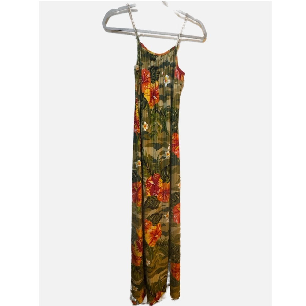 LOVE- Tropical Print Maxi Dress – Size Large - Picture 3 of 11